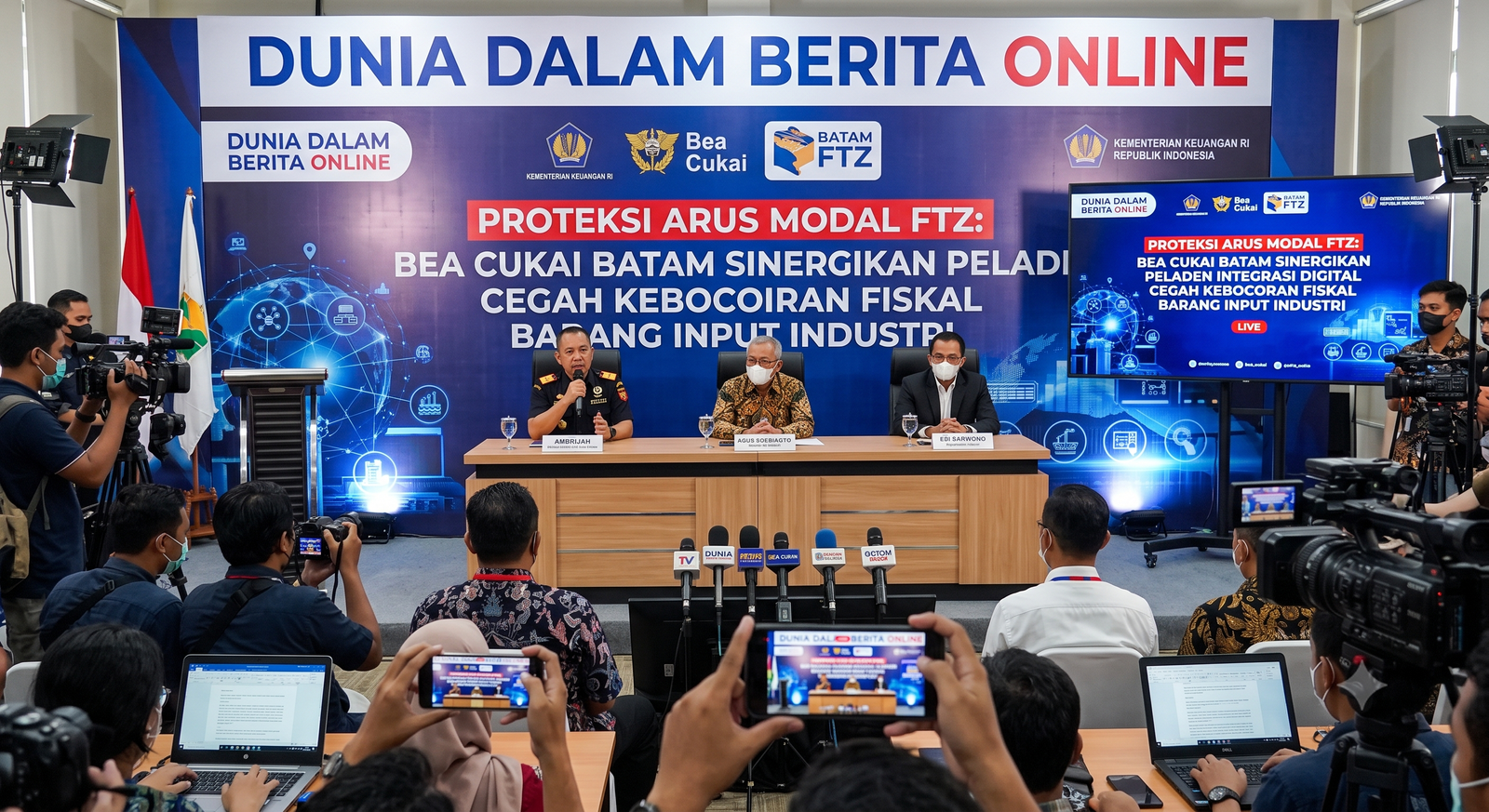 PROTEKSI ARUS MODAL FTZ: BEA CUKAI BATAM SINERGIKAN PELADEN INTEGRASI DIGITAL CEGAH KEBOCORAN FISKAL BARANG INPUT INDUSTRI