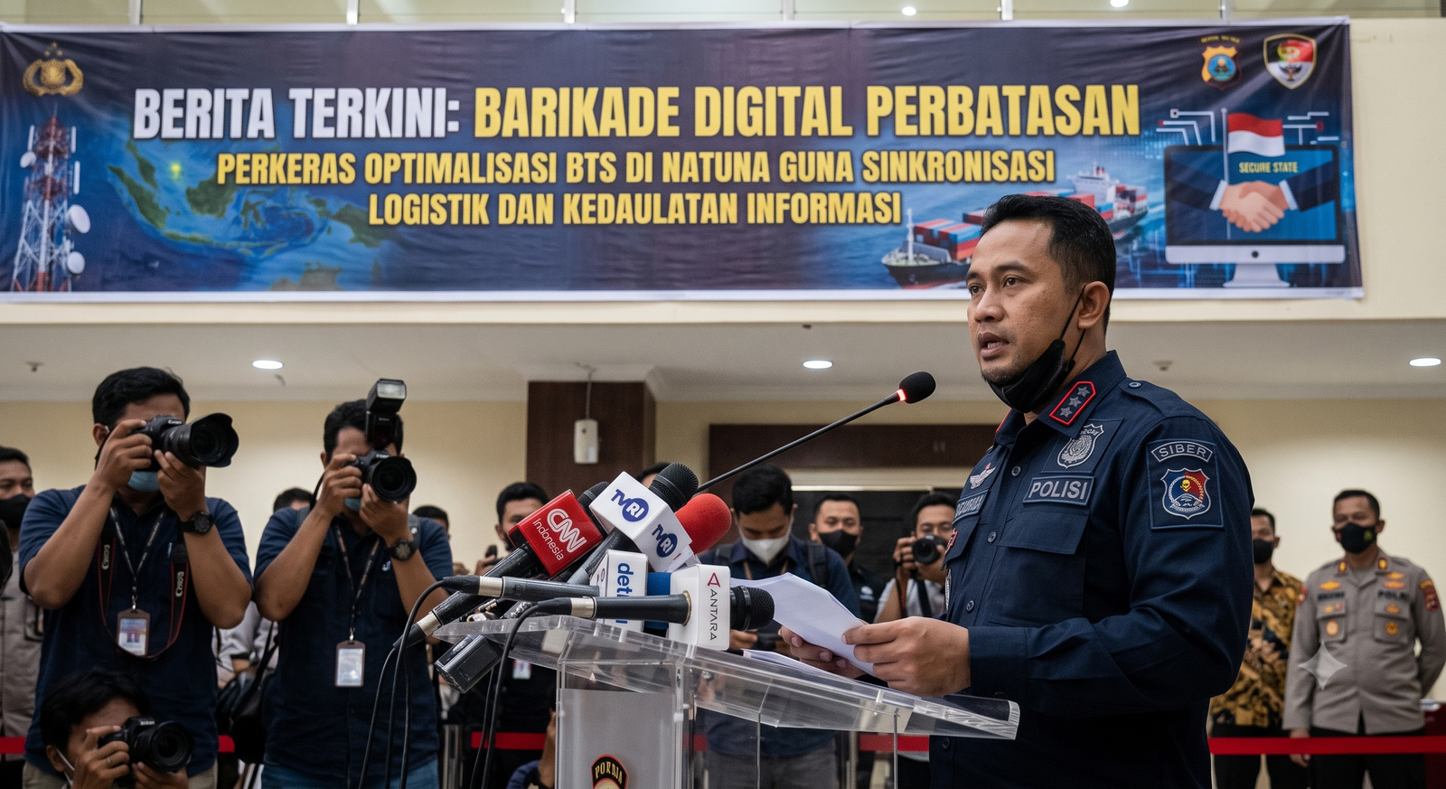 BARIKADE DIGITAL PERBATASAN: PERKERAS OPTIMALISASI BTS DI NATUNA GUNA SINKRONISASI LOGISTIK DAN KEDAULATAN INFORMASI