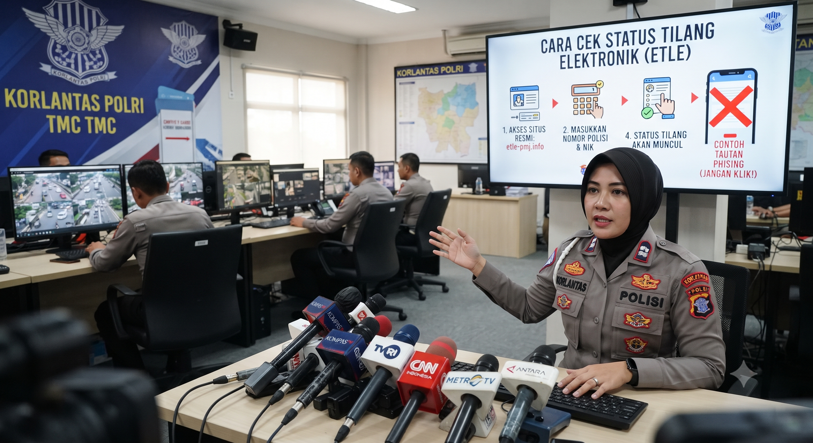 CARA CEK STATUS TILANG ELEKTRONIK (ETLE): Hindari Tautan Palsu, Pastikan Akses Situs Resmi Korlantas Polri!