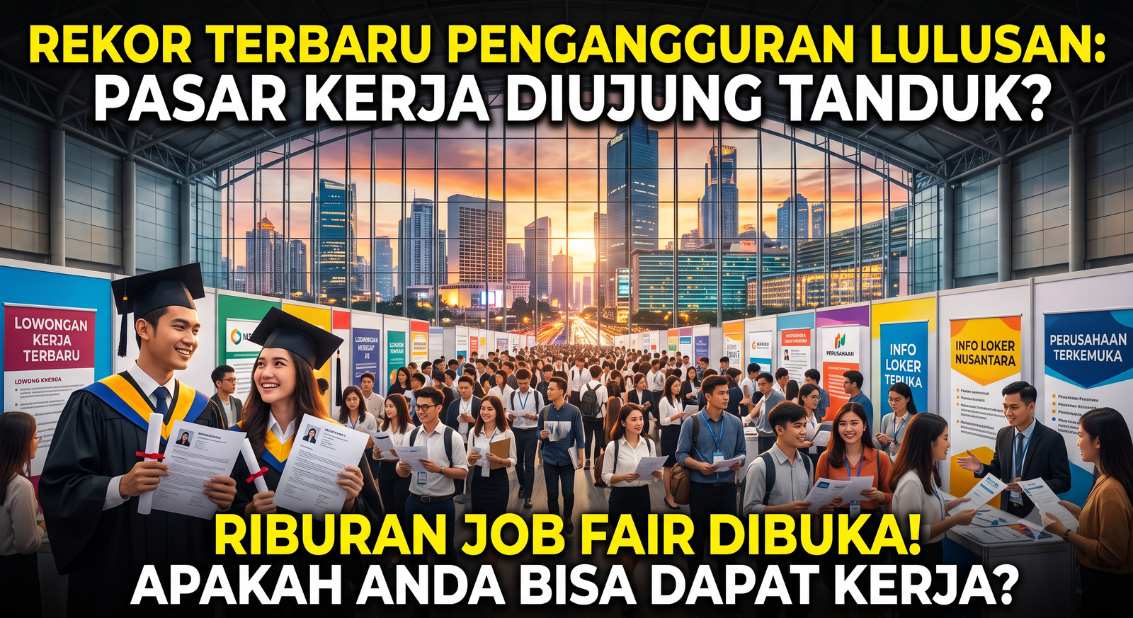 REALITA GLOBAL KETATNYA BURSA KERJA: Lulusan Universitas Ternama Singapura Ikut Tercepit, Fenomena Pengangguran Terdidik Makin Marak!