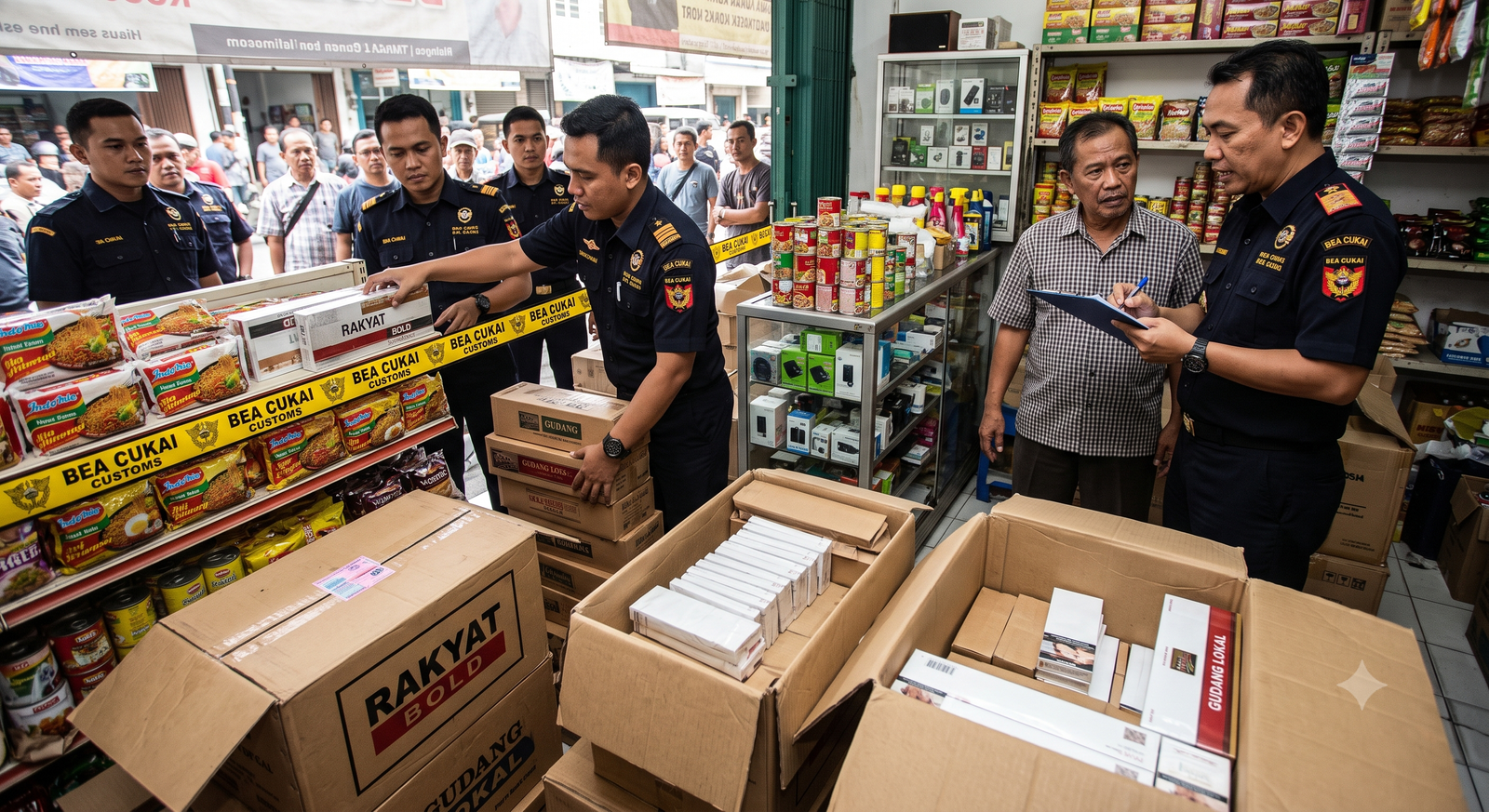 TEBANG PILIH PENINDAKAN CUKAI? Bea Cukai Batam Disorot Cuma Sasar Warung Kecil, Gudang Besar & Bandar Rokok Ilegal Tersentuh Hukum?